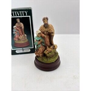 Cedar Creek Collection Hand Painted Porcelain Nativity Set Figurine